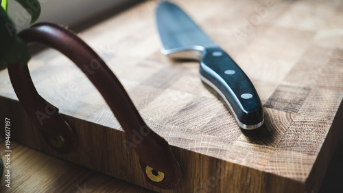 wooden cutting table - food