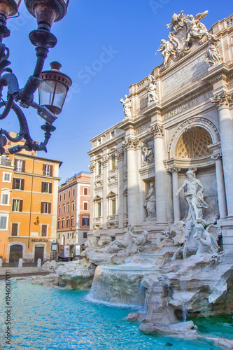 Trevi fountain in Rome, Italy