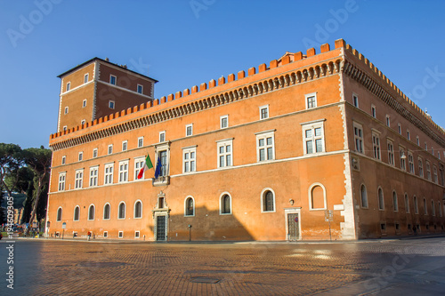 Billede på lærred The Palazzo Venezia, Rome, Italy