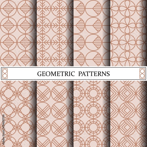 circle geometric vector pattern,pattern fills, web page, background, surface and textures