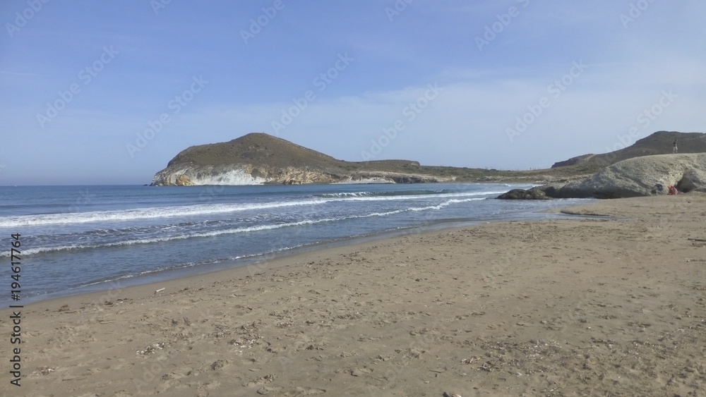 Playa de los genoveses y monsul (Cabo de Gata-Nijar) - San José, Andalucía (España) Playa de los genoveses y monsul (Cabo de Gata-Nijar) - San José, Andalucía (España)
