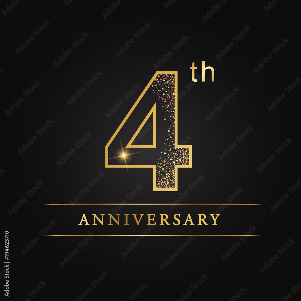 anniversary,aniversary, four years anniversary celebration logotype. 4th anniversary logo, 4th years, 4,four