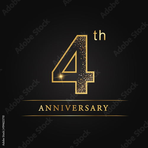 anniversary,aniversary, four years anniversary celebration logotype. 4th anniversary logo, 4th years, 4,four