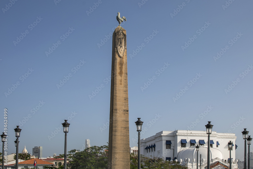  Plaza de Francia in old town Panama