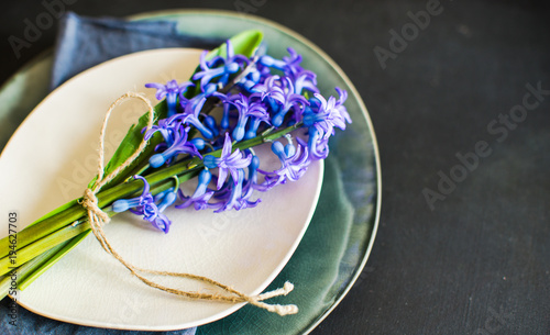 Fototapeta Naklejka Na Ścianę i Meble -  Spring table setting