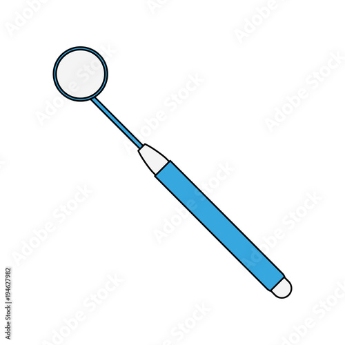 Dental tools symbol vector illustration graphic design