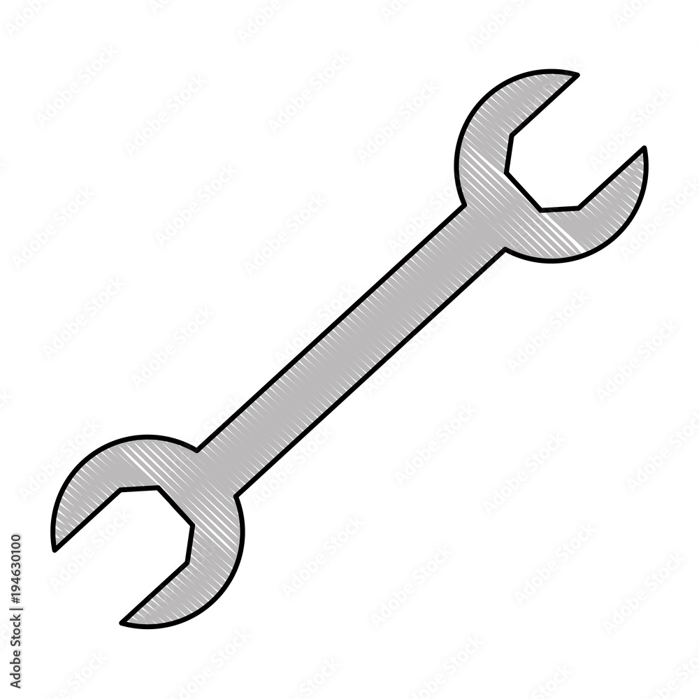 wrench key isolated icon vector illustration design wrench key isolated icon vector illustration design