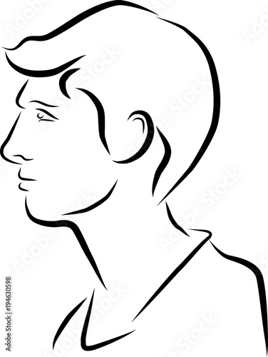 Mann silhouette