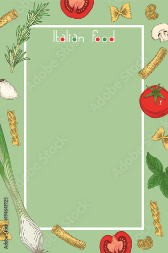Italian Food Menu Template