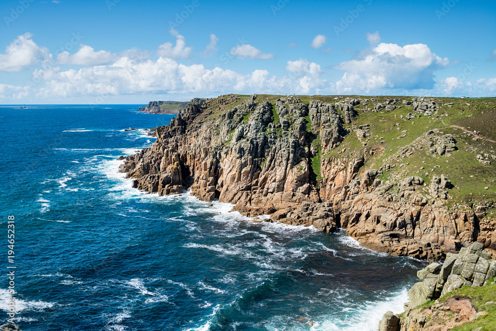 The South West Coast path in Cornwall