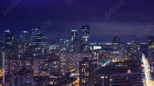 Downtown Toronto at night 