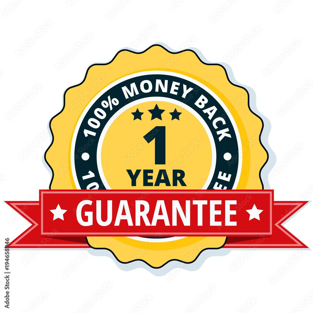 One year money back guarantee One year money back guarantee