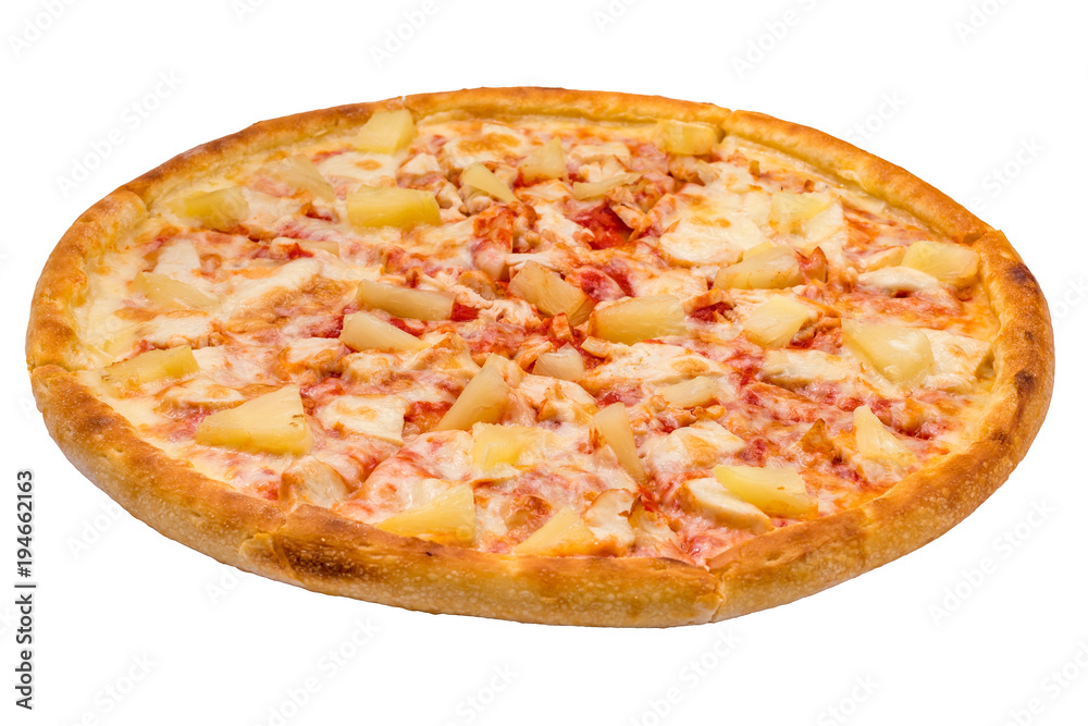 pizza Hawaiian isolate