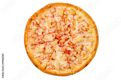 pizza Hawaiian isolate