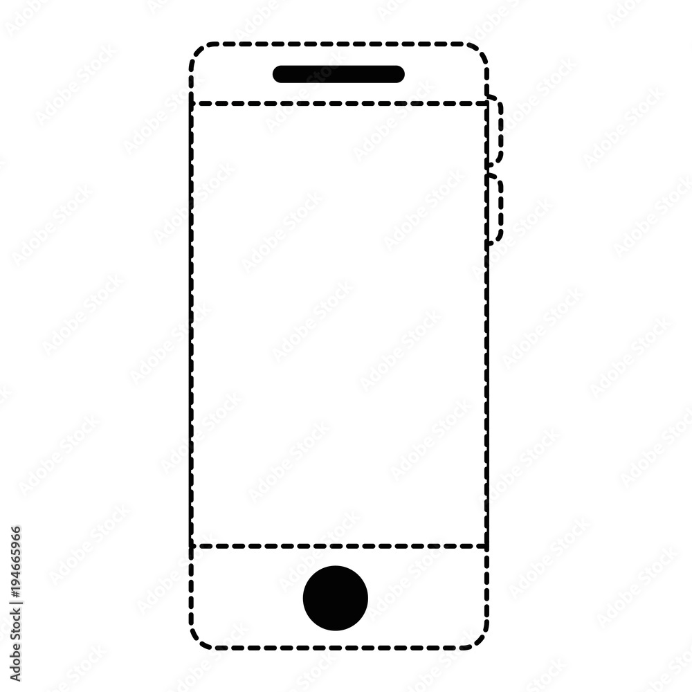 Fototapeta premium smartphone device isolated icon vector illustration design