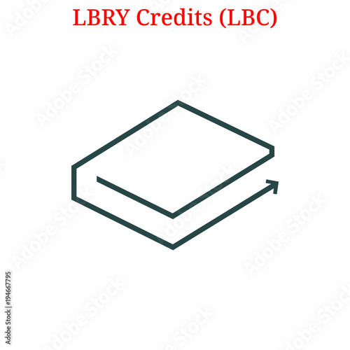 Vector LBRY Credits (LBC) logo