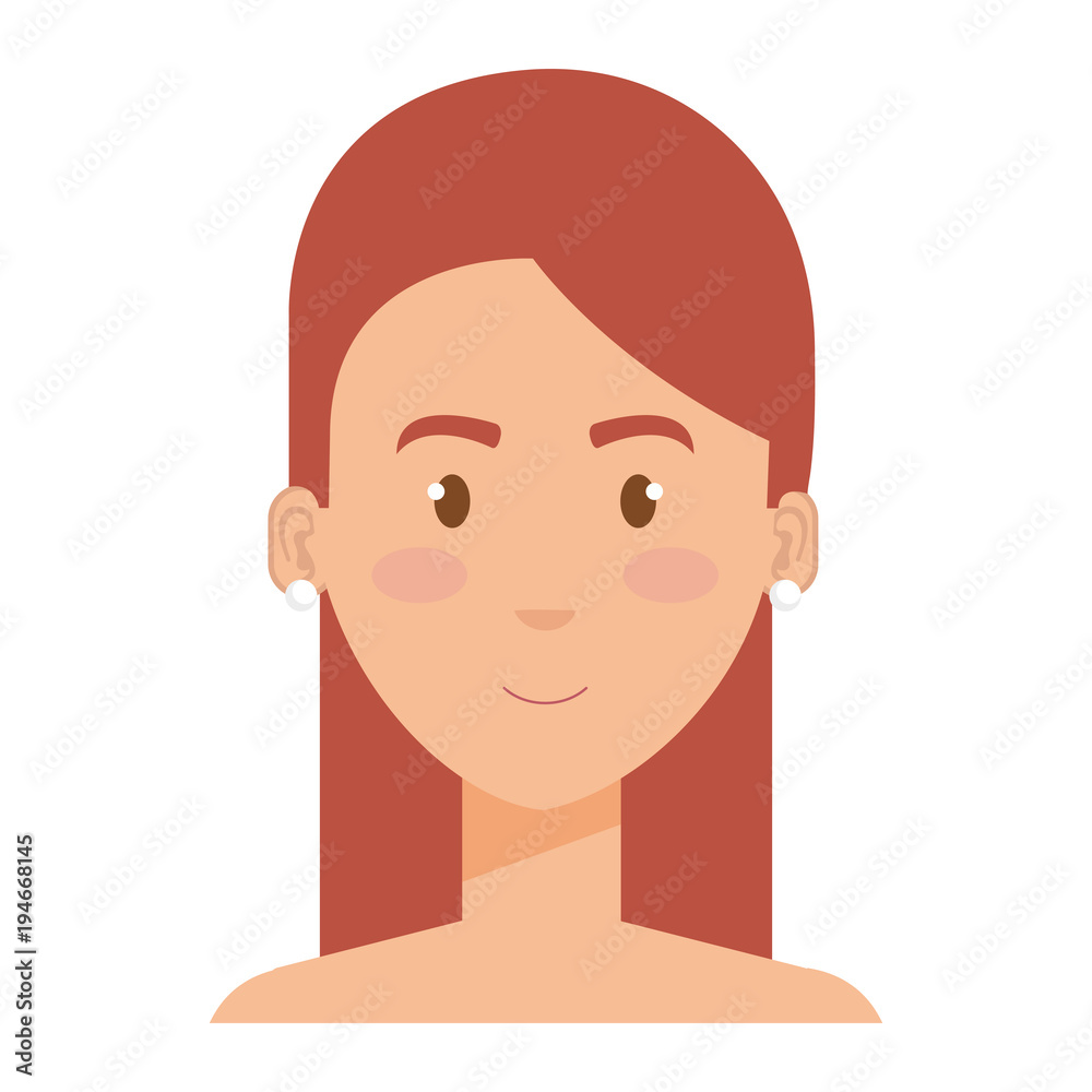 beautiful and young woman shirtless character vector illustration design beautiful and young woman shirtless character vector illustration design