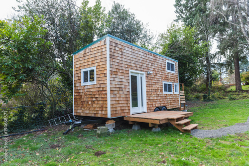 Portlable Tiny Home in Back Yard © Shane Cotee