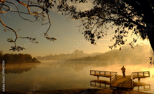 Amazing landscape of Da Lat city