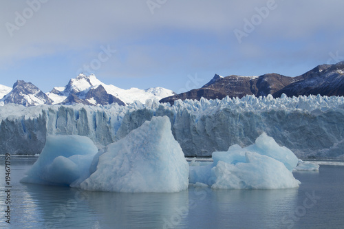 Perito Moreno Glacier near El Calafate In Argentina.