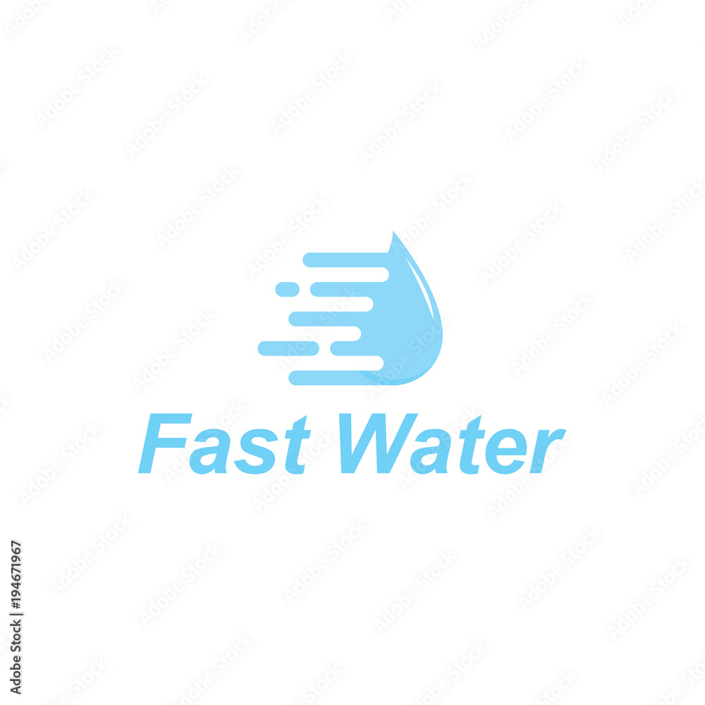 fast water logo