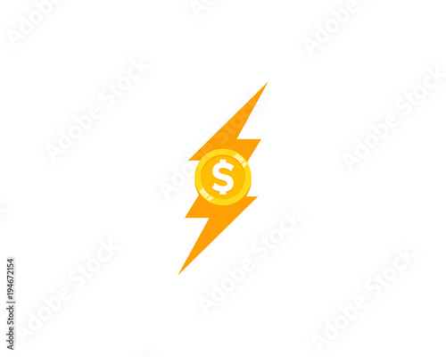 Free Download Power Coin Icon Logo Design Element - GFXLoad