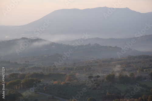 Foto Vineyard near Piglio a small medieval town in the Lazio region, Italy