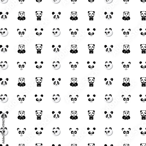 pattern icon panda