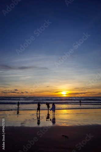 Sunset in Bali, Indonesia