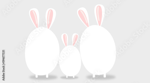 Karte zu Ostern mit Hase