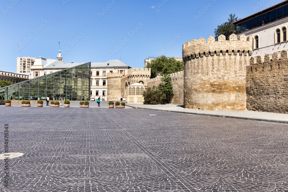 Fortress of the Old Sity Baku. Historical core of Azerbaijan Baku