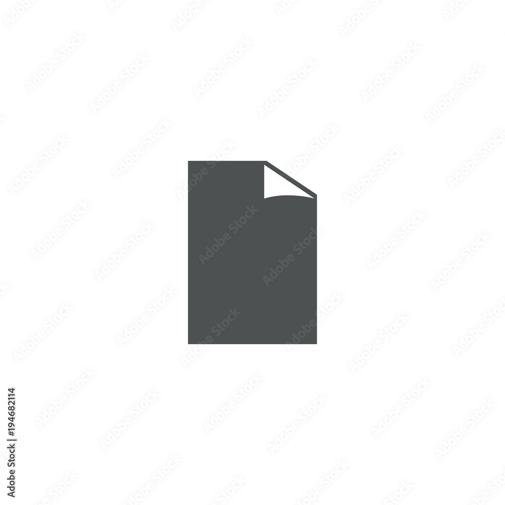 document icon. sign design document icon. sign design