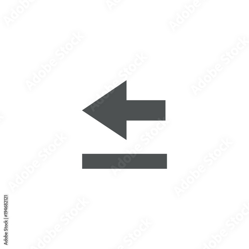 left icon. sign design photo