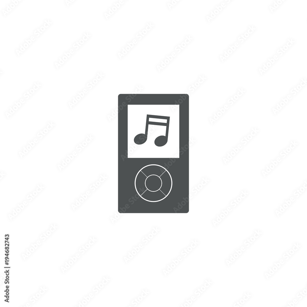 mp 3 player icon. sign design mp 3 player icon. sign design