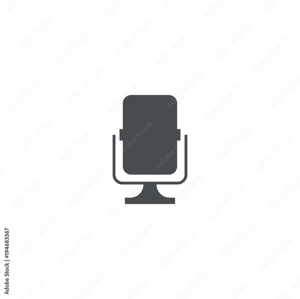 microphone icon. sign design