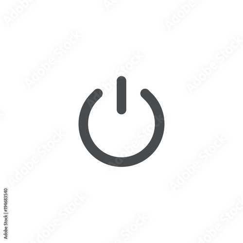 power icon. sign design