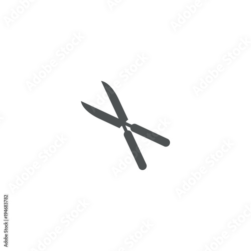 scissors icon. sign design