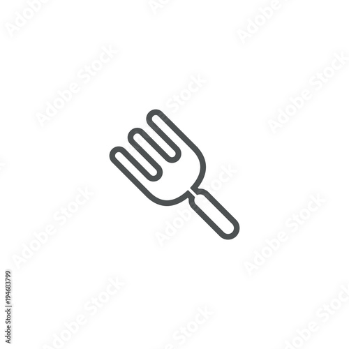 fork icon. sign design