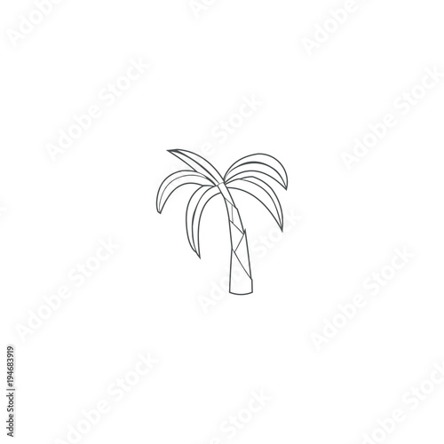 palma icon. sign design
