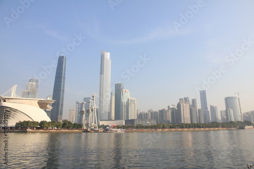 Skyline of Guangzhou, China © marcuspon