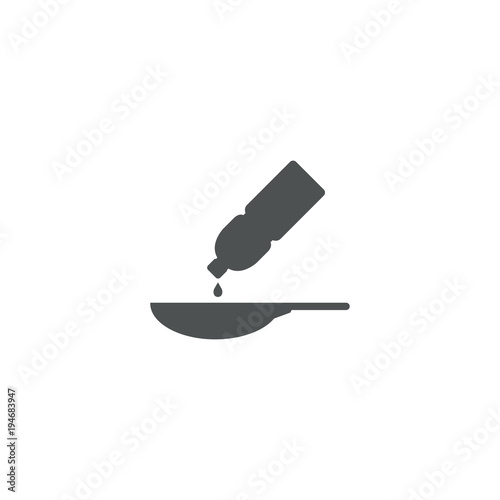 cooking oil icon. sign design