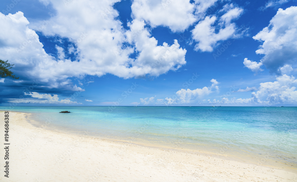 Tropical scenery with amazing beaches of Mauritius island Tropical scenery with amazing beaches of Mauritius island