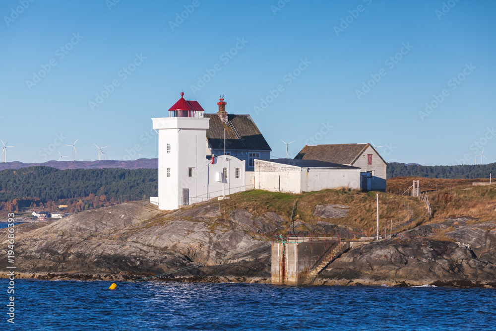 Terningen Lighthouse. Hitra Municipality