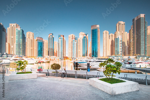 Photography Stunning Dubai cityscape