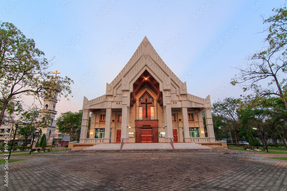 Saint Peter Church in sunset time