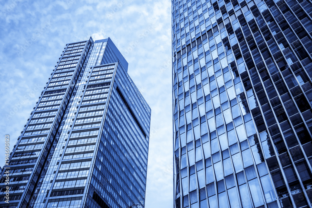 Urban building skyscrapers in Shanghai Financial District