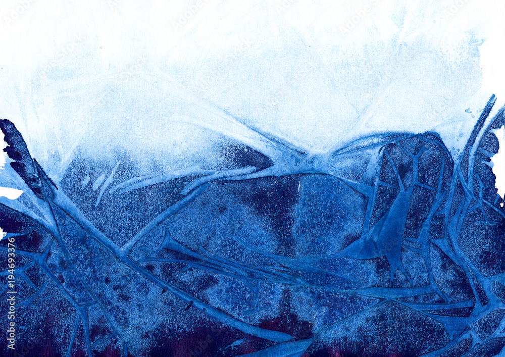 purple and dark blue watercolor, painting on paper texture art