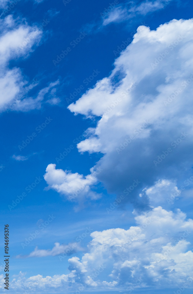 Cloud structure at sky like a human face Cloud structure at sky like a human face