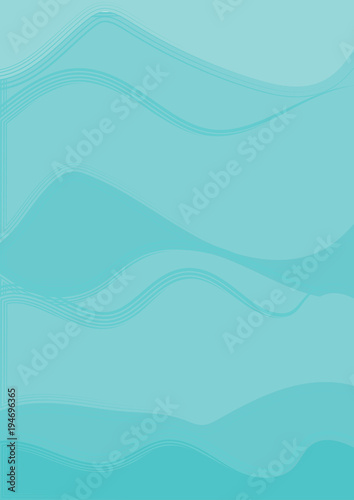 Sea green shades abstract background