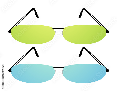 cool eyeglasses illustration